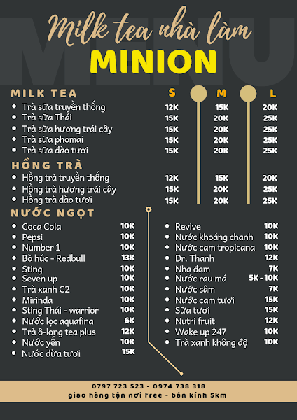 Hình ảnh trà sữa nhà làm minion - 2