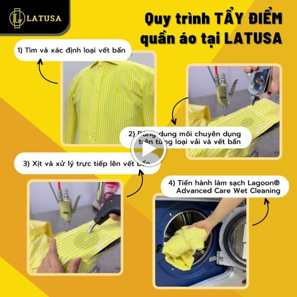 Hình ảnh Latusa Laundry (Phú Nhuận, Q1, Quận 3) Giặt Hấp Dry Cleaning, Giặt Ủi, Vệ Sinh Giày, Sửa Chữa Túi Cao Cấp - 3