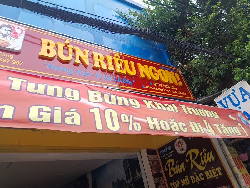 BÚN RIÊU NGON 68 Đ/c: 57 Phan Huy Ích, p14, Gò Vấp, TP HCM