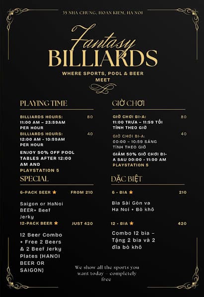 Ảnh bìa Fantasy Billiards Club