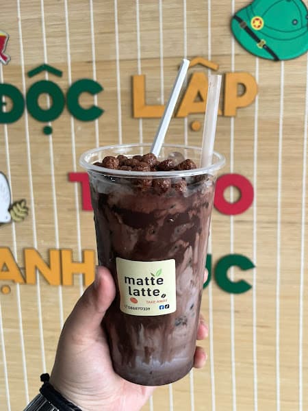 Ảnh bìa matte latte - Tiệm matcha, cà phê