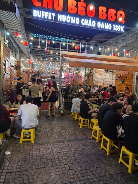 Chú Béo BBQ Buffet Nướng Chảo Gang 159k