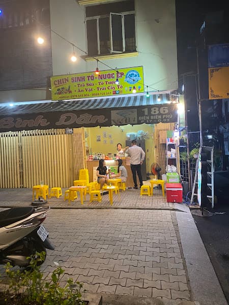 CHIN SINH TỐ NƯỚC ÉP TRÀ SỮA ĂN VẶT