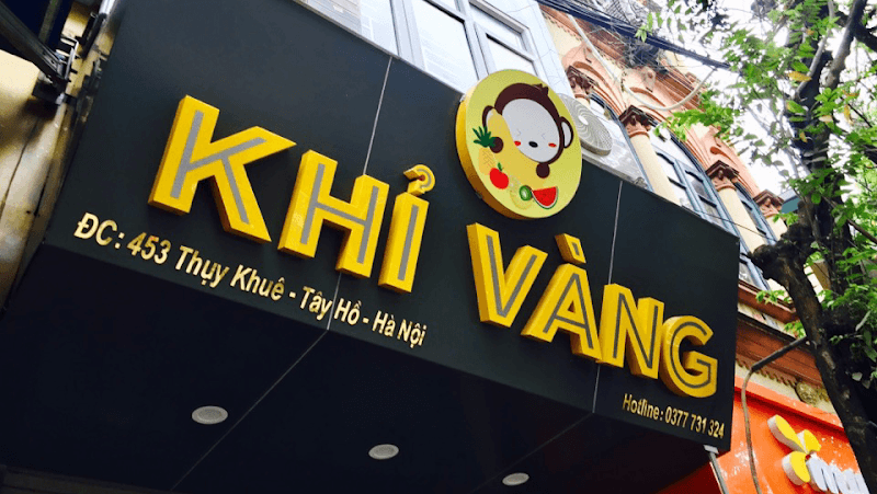 Ảnh bìa Nước Ép Hoa Quả Tươi - Khỉ Vàng