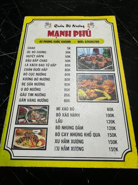 Hình ảnh Bò nướng Mạnh Phú - 3
