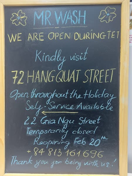 MR WASH - LAUNDROMAT - FULL SERVICE & SELF SERVICE - GIẶT SẤY TỰ ĐỘNG