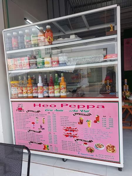 Trà sữa ăn vặt nhà heo peppa