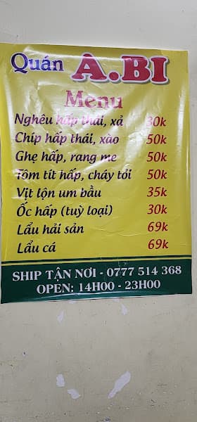 Hình ảnh Quán A.Bi - Hải sản bình dân - 4