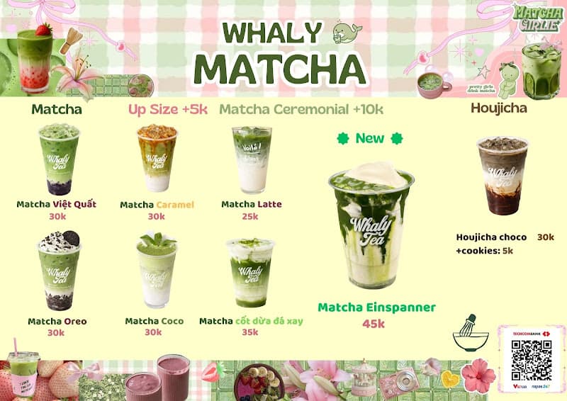 Hình ảnh WhalyTea - Trà trái cây - Matcha Latte - 4