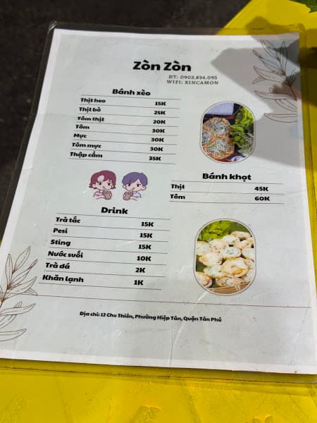 Hình ảnh Bánh xèo Zòn Tan - 7