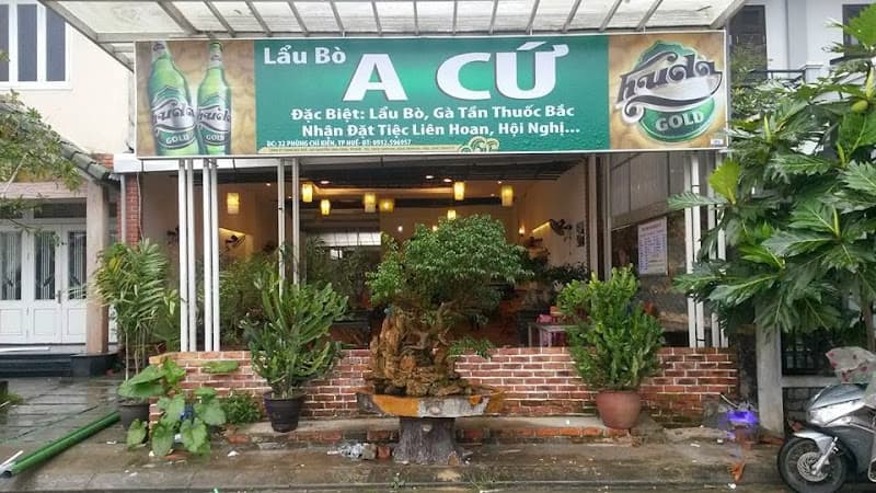 Quán lẩu bò A Cứ