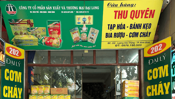 Ảnh bìa Đại lý Cơm Cháy tạp hoá Thu Quyên (Biển màu xanh lá) - Vận chuyển toàn quốc