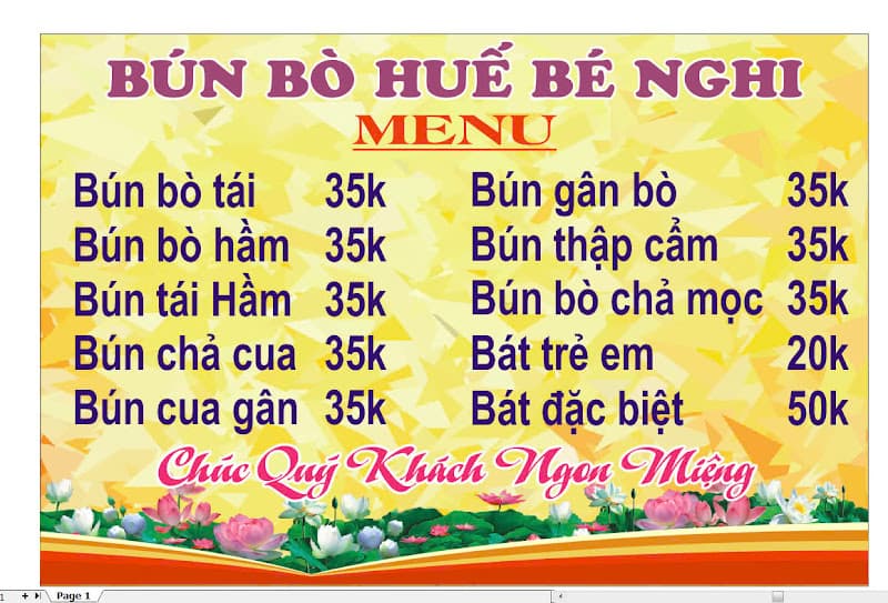 Hình ảnh Bún bò Huế Bé Nghi - 4