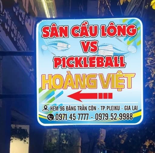 Hình ảnh Sân cầu lông Hoàng Việt vs sân pickleball hoàng việt - 3
