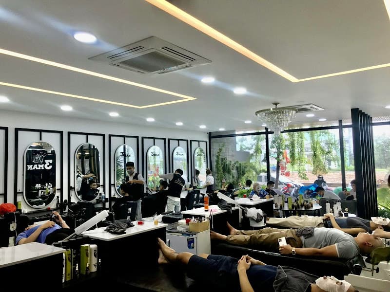 Hình ảnh Tiệm cắt tóc nam đẹp ở Pleiku Gia Lai | Salon 3man - 3
