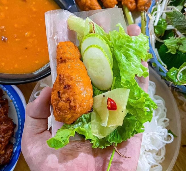 Hình ảnh BÚN CHẢ NƯỚNG BÀ HAI HUẾ (GỐC) - 3