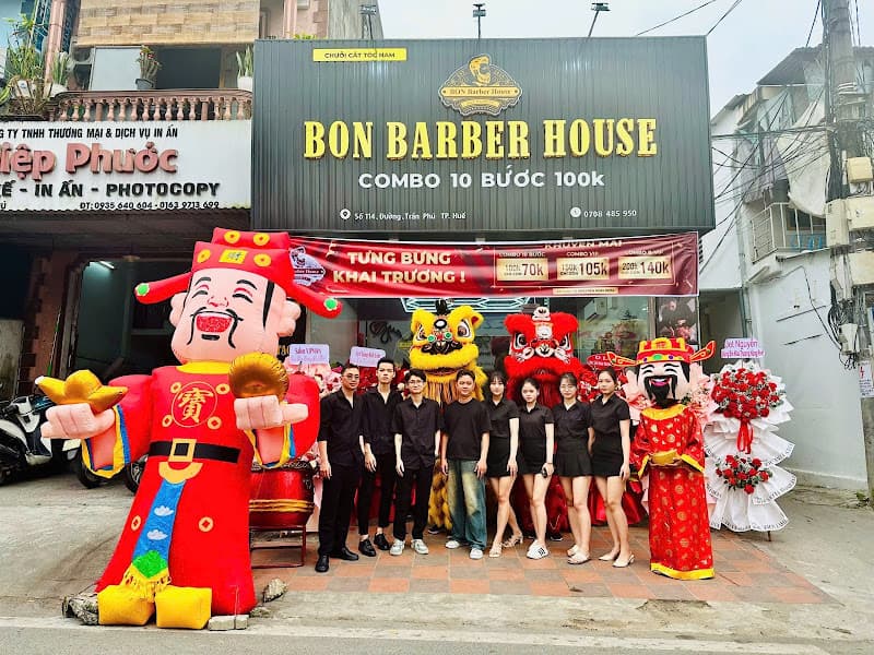 Hình ảnh BON Barberhouse - Cắt tóc nam Huế - 114 Trần Phú - 5