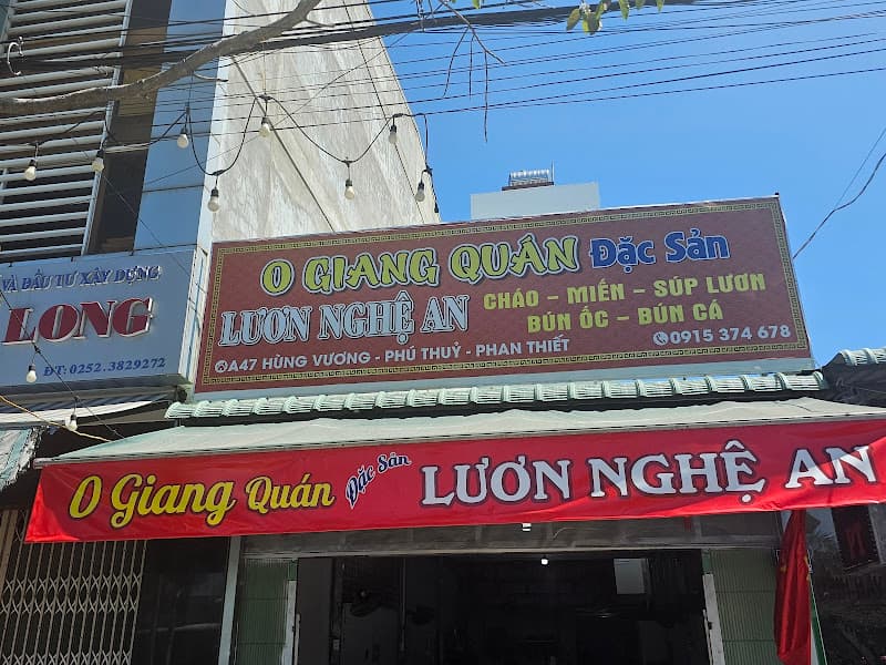 Ảnh bìa O Giang Quán _ Lươn Nghệ An A47 Hùng Vương Phú Thủy Phan Thiết