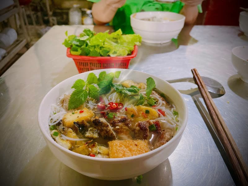 Ảnh bìa Bún chả canh cá rô đồng Hà Phố Quán