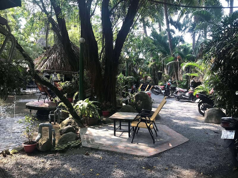 Cafe Sân Vườn Hồ Cá Chòi Võng Home Garden C K