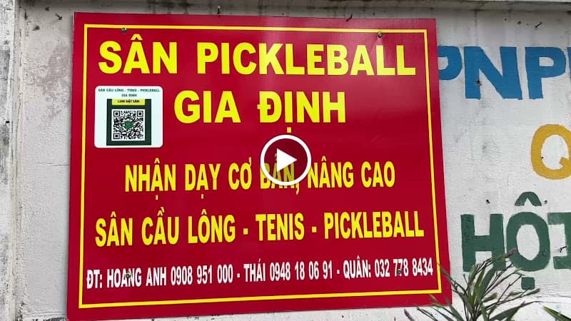 Hình ảnh Sân tennis - cầu lông - pickleball Gia Định - 4