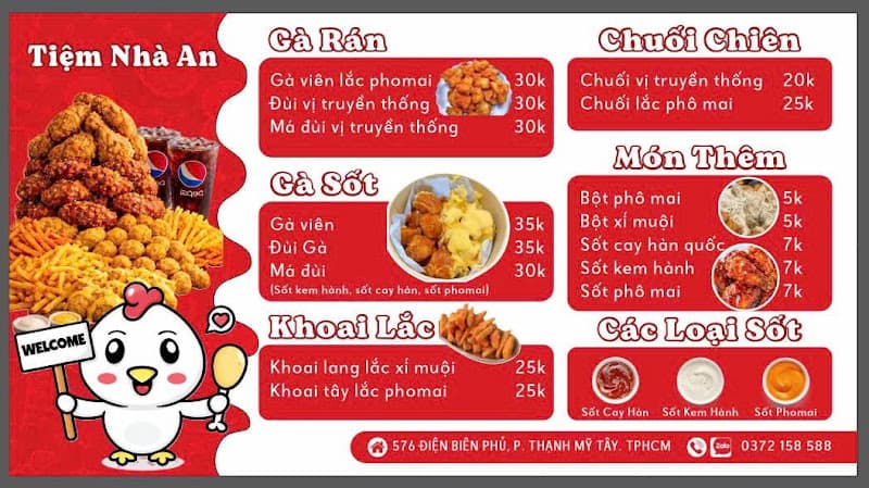 Hình ảnh Gà Rán Khoai Lắc (Tiệm nhà An) - 2
