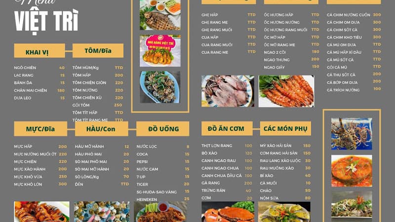 Hình ảnh Nhà Hàng Việt Trì - Hải sản tươi sống - 4