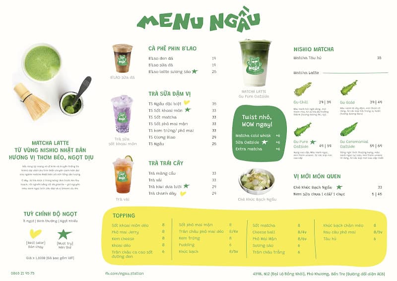 Hình ảnh NGẦU Matcha - Milk Tea - Dessert - 4