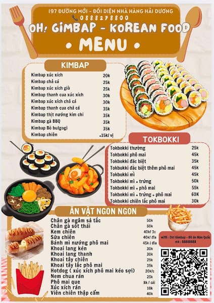 Hình ảnh Oh! Gimbap - Đồ Ăn Hàn Quốc Điện Biên - 2