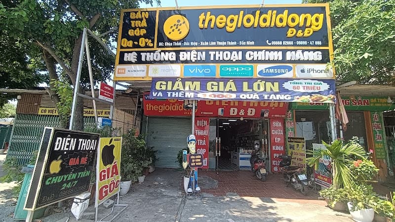 Cửa hàng ĐIỆN THOẠI: Thegioididong Đ & Đ