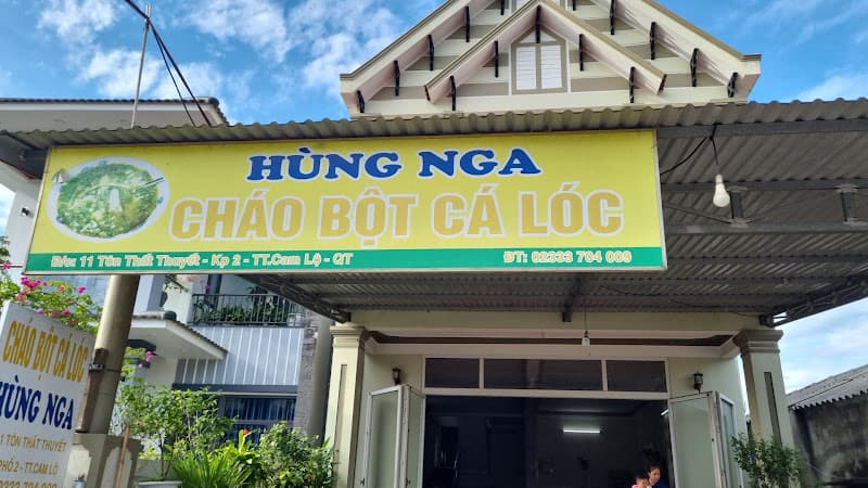 Quán cháo bột cá lóc Hùng Nga