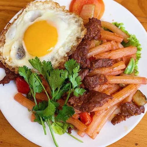 Hình ảnh Phở , bún bò, mì xào bò, nui xào bò A Bờm - 4