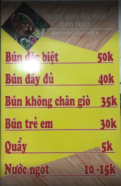Hình ảnh Bún Bò Huế Bến Ngự - 7