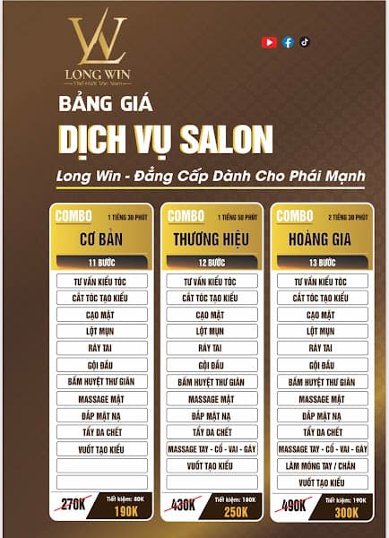 Hình ảnh Thế Giới Tóc Nam LongWin - Cắt Tóc, Ráy Tai, Gội Đầu Massage Cao Lãnh - 4