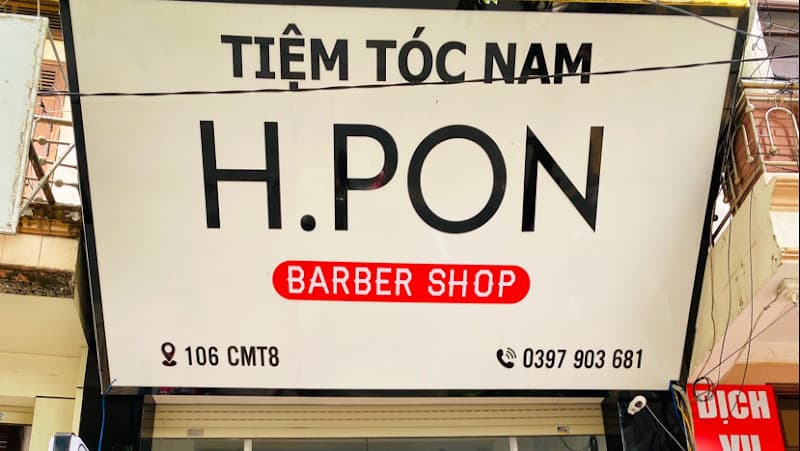 Ảnh bìa H.PON barbershop 106 cách mạng tháng 8