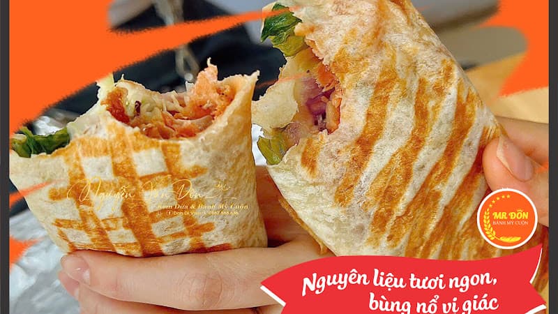 Hình ảnh BÁNH MỲ CUỘN GÀ NƯỚNG - CƠM KEBAB - MỲ Ý - KEM DỪA - 4