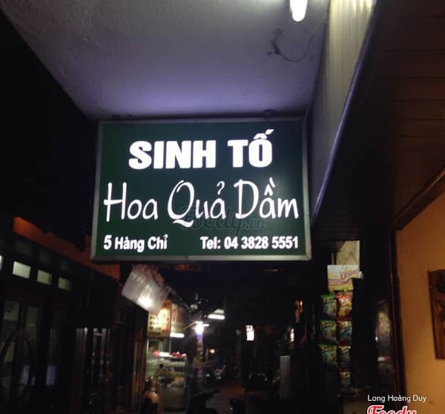 Cửa Hàng Sinh Tố Hoa Quả Dầm