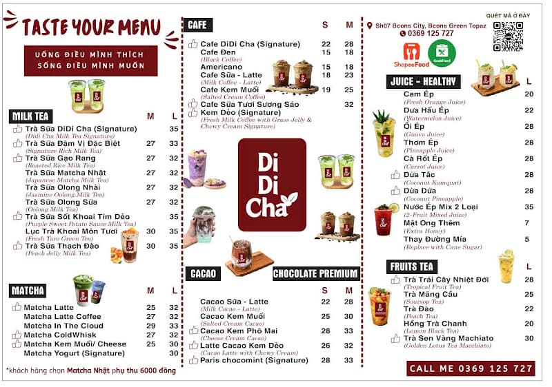 Hình ảnh Tiệm Trà Sữa - Matcha ngon DiDi Cha - 4