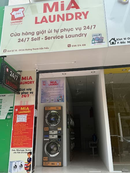 MiA Laundry Nha Trang – 24/7 Self-Service Laundry. Giặt Sấy 24/7