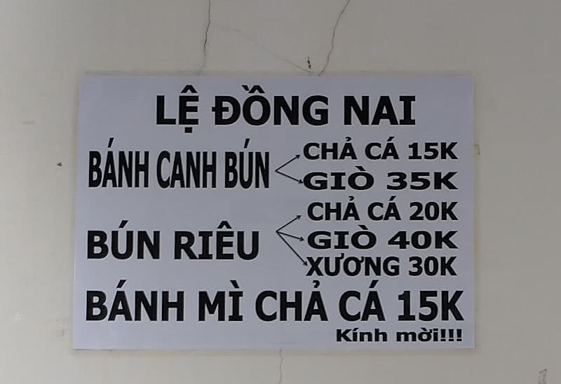 Hình ảnh Quán Bánh Canh - Bún Riêu Lệ Đồng Nai - 5