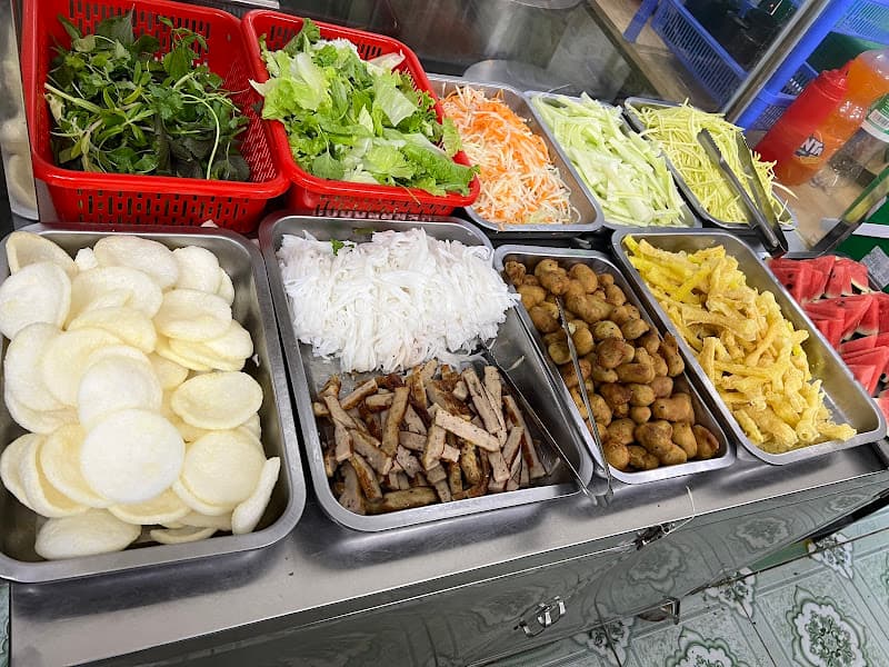 Buffet nem nướng 55k