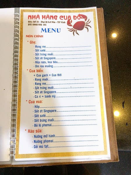 Hình ảnh NHÀ HÀNG HẢI SẢN CUA ĐỎ - 5