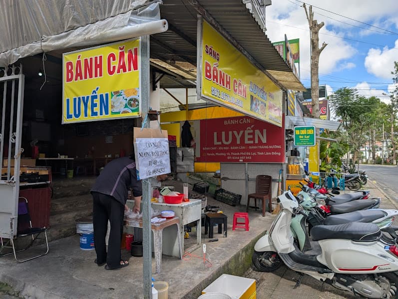 Bánh Căn, bánh tráng nướng LUYẾN Bình Dân