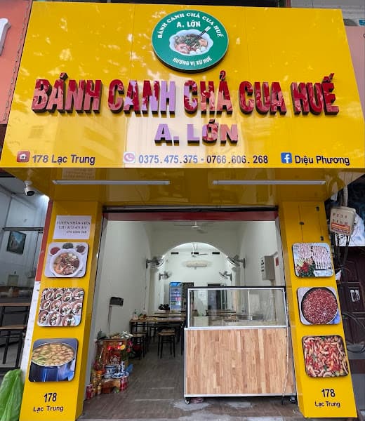 Bánh canh chả cua Huế A Lớn