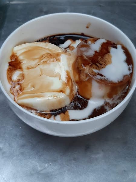 Caramel cà phê, ăn vặt