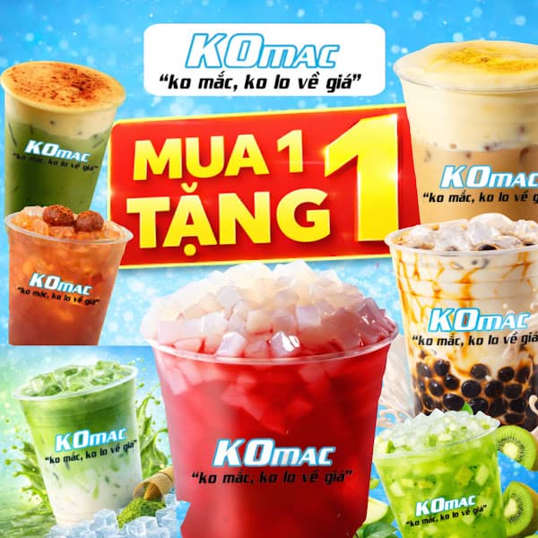 Hình ảnh KOMAC - Trà Sữa, Matcha Latte, Tea - 4