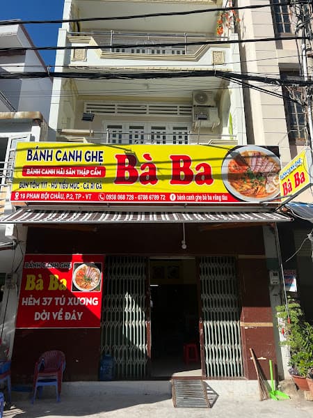 Bánh canh ghẹ Bà Ba - quán Chánh gốc tại Vũng Tàu
