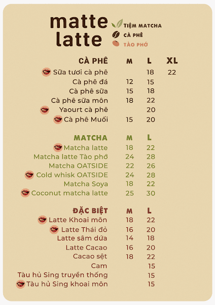 Hình ảnh matte latte - Tiệm matcha, cà phê - 4