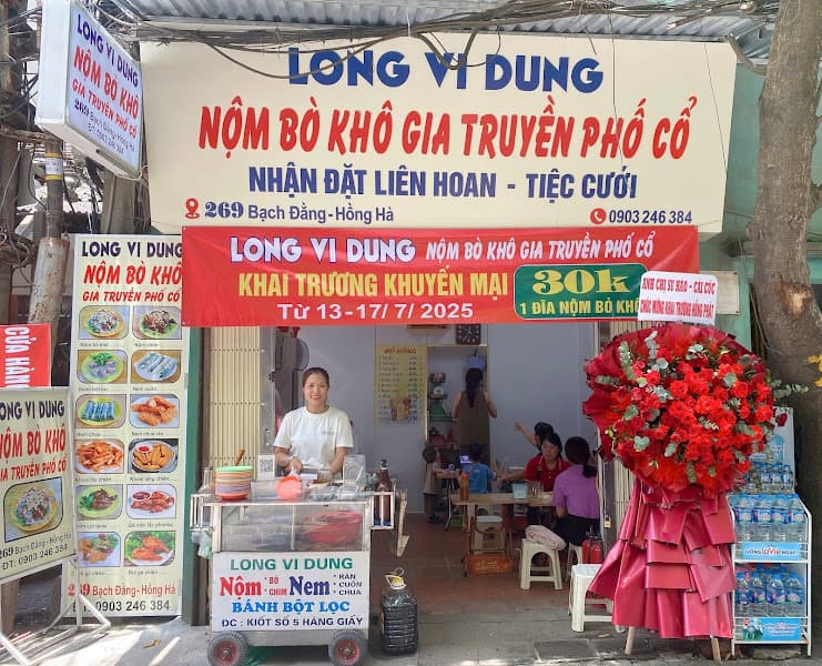 Nộm Bò Khô Long Vi Dung