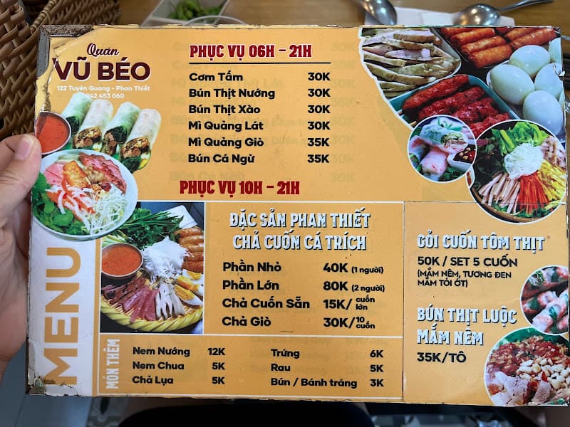 Hình ảnh Quán ăn Vũ Béo - 122 Tuyên Quang - 5